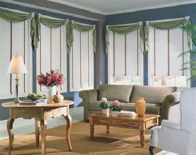 Blinds with cloth tape