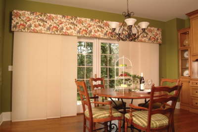 Dining room center-split panels