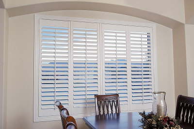 Shutters in Dining Room